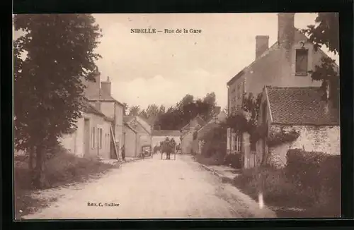 AK Nibelle, Rue de la Gare