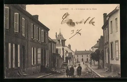 AK Lorris, L`Avenue de la Gare