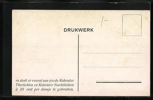 Künstler-AK Johan Georg Gerstenhauer: Bootsfahrt eines Paares durch einen Tunnel