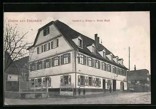 AK Fellbach, Gasthof z. Krone