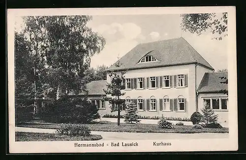 AK Bad Lausick, Hermannsbad, Kurhaus