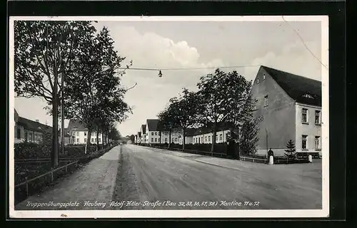 AK Heuberg, Truppenübungsplatz, Strasse, Kantine 11 & 12