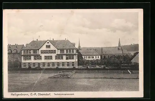 AK Heiligenbronn, O.-A. Oberndorf, Taubstummenanstalt