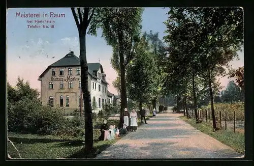 AK Raum b. Hartenstein, Gasthaus zur Meisterei