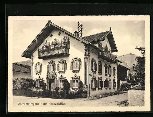 AK Oberammergau, Haus Hochenleitter
