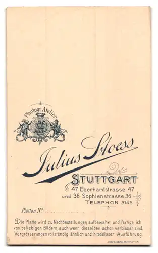 Fotografie Julius Stoess, Stuttgart, Eberhardstr. 47, Junges Paar in modischer Kleidung