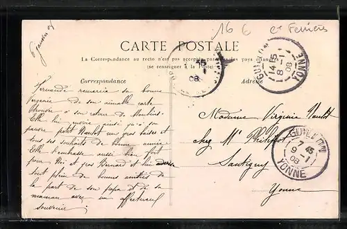 AK Corbeilles-du-Gatinais, La Grande Rue