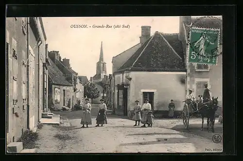 AK Ousson, Grande-Rue - coté Sud