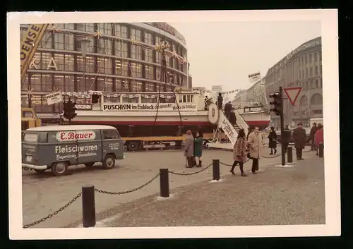 9 Fotografien unbekannter Fotograf, Ansicht Berlin, Kurfürstendamm, Tauenzienstrasse, Breitscheidplatz