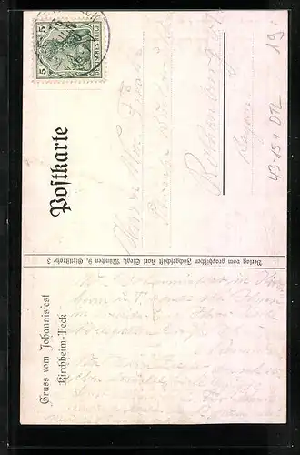 AK Kirchheim-Teck, Johannisfest 1910, Gutenberg