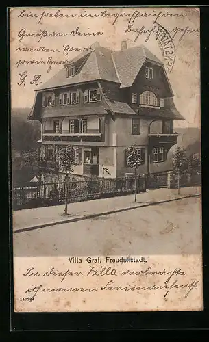 AK Freudenstadt, Villa Graf