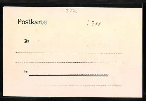 Lithographie Triberg /Bad. Schwarzwald, Hotel Engel, Aussichtsturm, Wasserfall