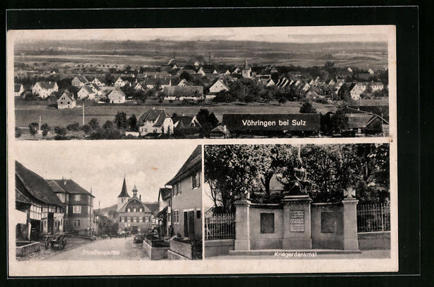 Postkarten aus 72189 Vöhringen in Deutschland alte Ansichtskarten