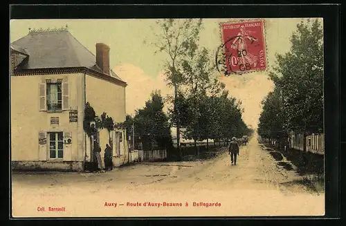 AK Auxy, Route d`Auxy-Beaune à Bellegarde