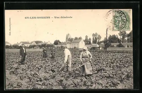 AK Gy-les-Nonains, Vue Générale