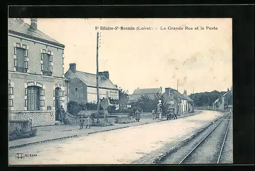 AK St-Hilaire-St-Mesmin, La Grande Rue et la Poste