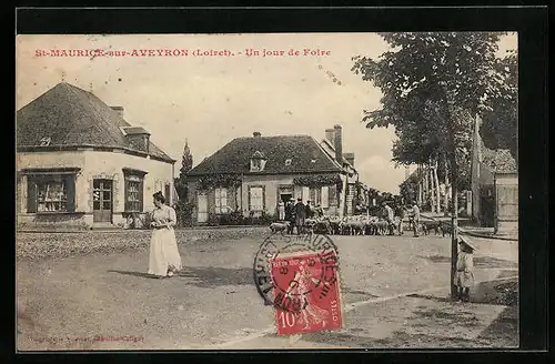 AK St-Maurice-sur-Aveyron, Un jour de Foire