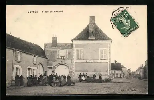AK Boynes, Place du Marché