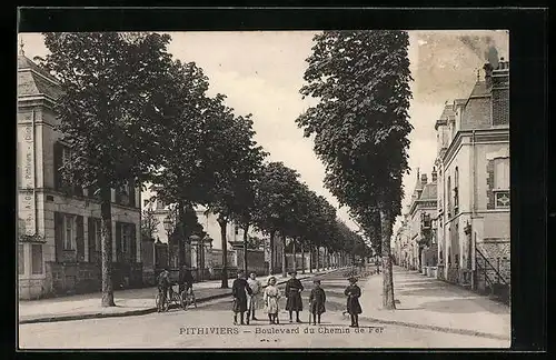 AK Pithiviers, Boulevard du Chemin de Fer