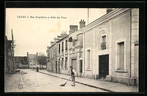 AK Patay, Rue Coquillette et Salle des Fêtes