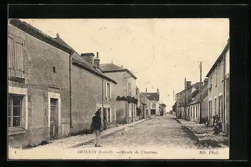 AK Artenay, Route de Chartres