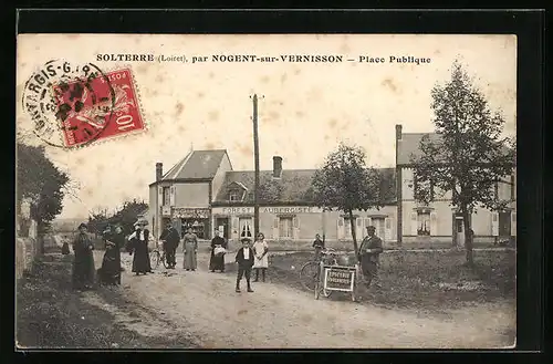 AK Solterre, Place Publique par Nogent-sur-Vernisson