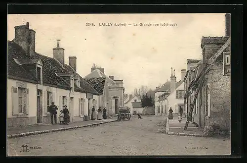 AK Lailly, La Grande Rue, Côté sud, Strassenpartie