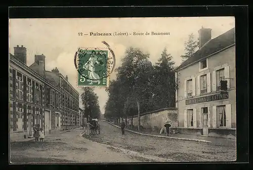 AK Puiseaux, Route de Beaumont