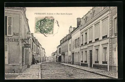 AK Puiseaux, Rue Saint-Jaques