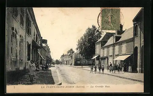 AK La Ferté-Saint-Aubin, La Grande Rue