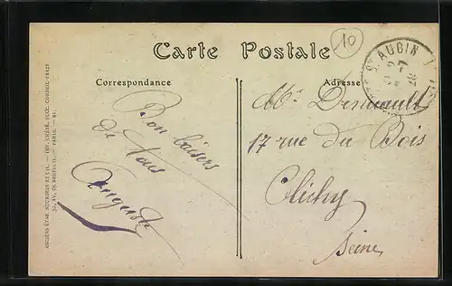 AK La Ferté-Saint-Aubin, La Grande Rue