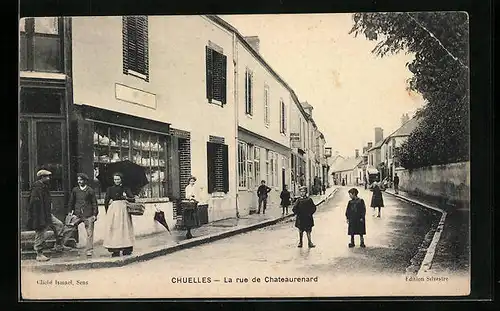 AK Chuelles, La rue de Chateaurenard