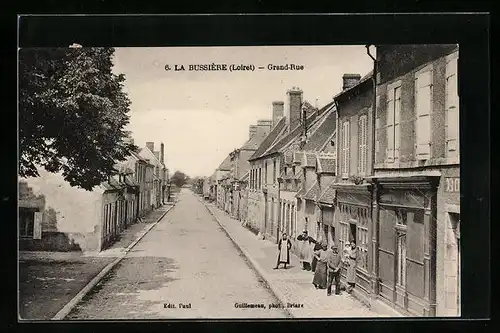 AK La Bussière, Grand Rue