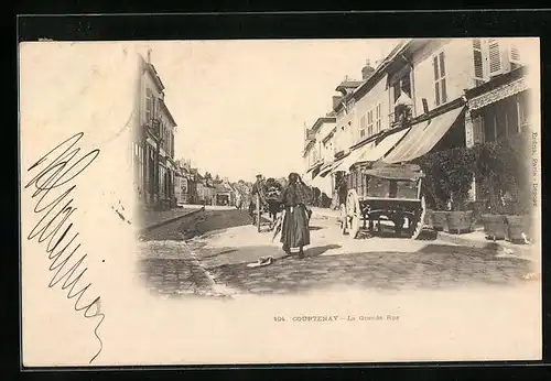 AK Courtenay, La Grande Rue