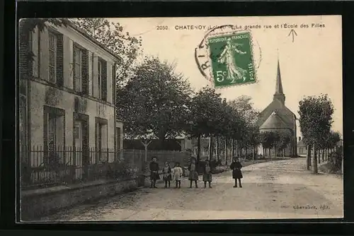 AK Chatenoy, La Grande Rue et l`Ecole des Filles