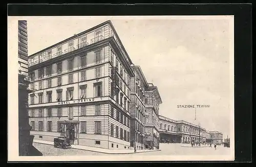 AK Roma, Hotel Torino & Stazione Termini, Bahnhof