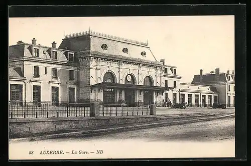 AK Auxerre, La Gare, Bahnhof