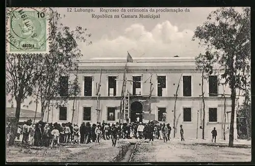AK Lubango, Regresso da cerimonia da proclamacâo da Republica na Camara Municipal