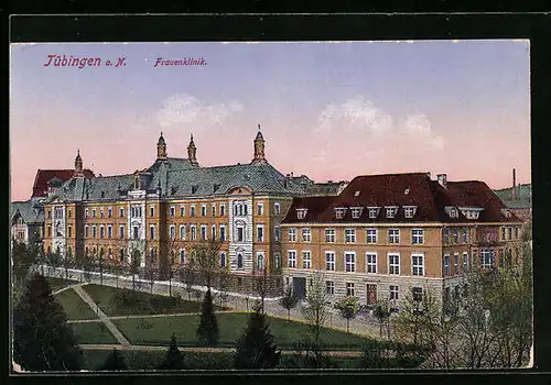 AK Tübingen a.N., Frauenklinik mit Park