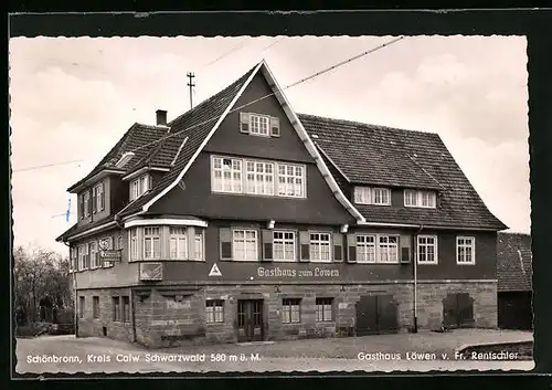 AK Schönbronn /Schwarzwald, Gasthaus Löwen