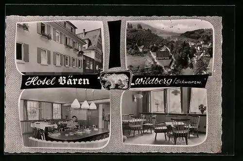 AK Wildberg /Schwarzwald, Hotel Bären Bes. Familie Bihler