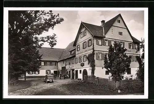 AK Garrweiler im Schwarzwald, Gasthof - Pension zum Hirsch