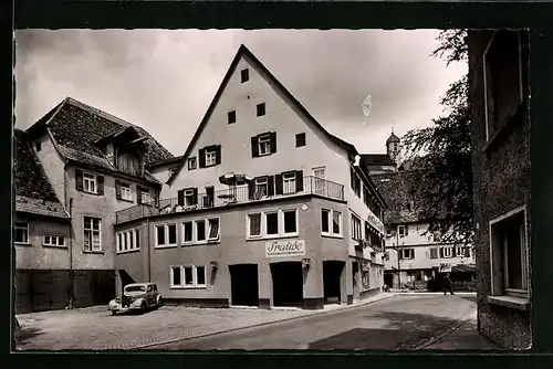 AK Altensteig /Schwarzwald, Gasthof Pension & Metzgerei zur Traube