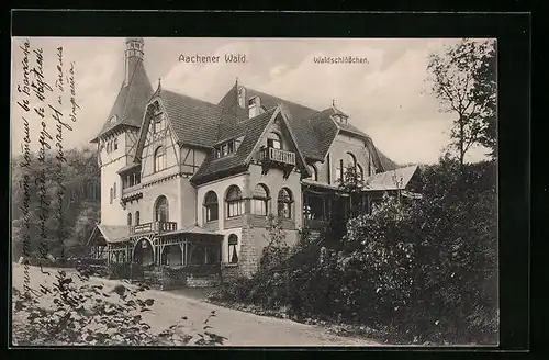 AK Aachen, Aachener Wald, Waldschlösschen
