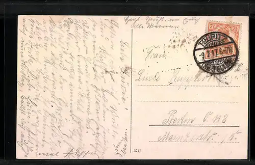 AK Teupitz, Tornow`s Idyll mit Flusspartie