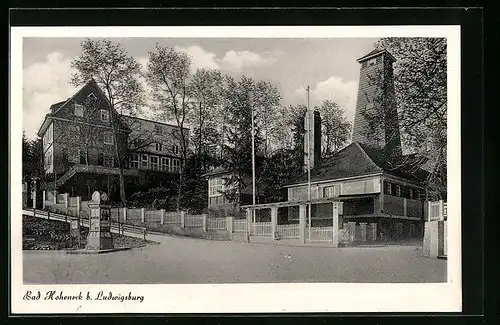 AK Bad Hoheneck b. Ludwigsburg, Hotel-Kurhaus Hoheneck