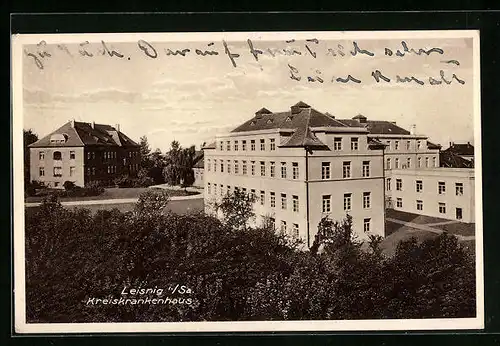 AK Leisnig /Sa., Kreiskrankenhaus