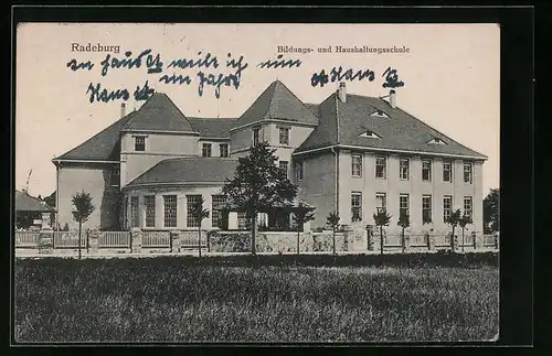 AK Radeburg, Bildungs- und Haushaltungsschule