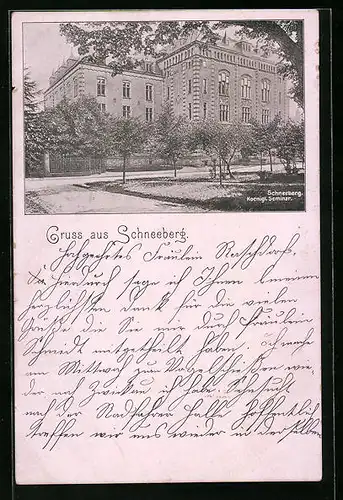AK Schneeberg, Koenigliches Seminar