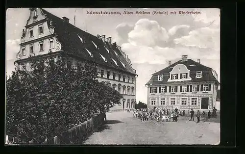 AK Ichenhausen, Altes Schloss mit Kinderheim